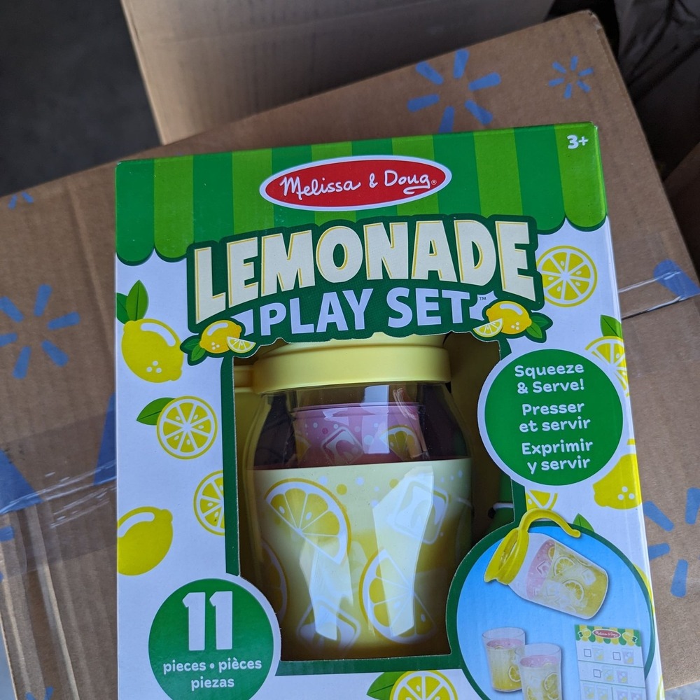 Melissa‎ & Doug Lemonade Play Set 11 Pieces Counting Toddler 3+ Play Summer